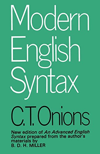 9780415050746: Modern English Syntax