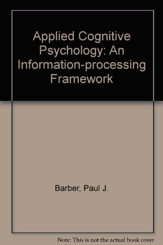 Applied Cognitive Psychology (9780415051194) by Paul J. Barber