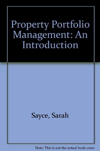 9780415051231: Property Portfolio Management: An Introduction