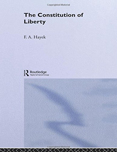 Beispielbild fr The Constitution of Liberty zum Verkauf von Buchpark