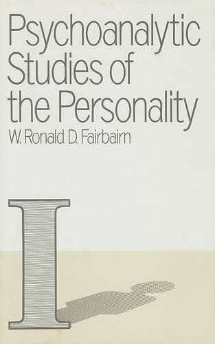 9780415051743: Psychoanalytic Studies of the Personality