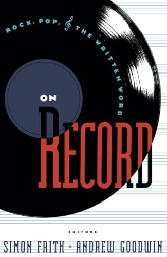 Imagen de archivo de On Record: Rock, Pop and the Written Word a la venta por SecondSale