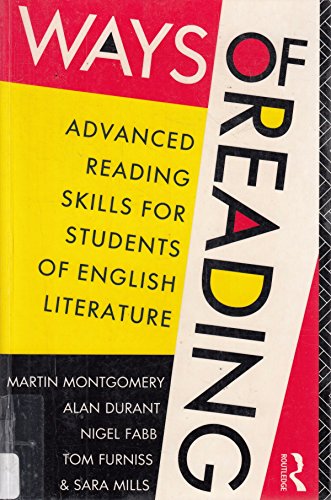 9780415053204: Ways of Reading: Advanced Reading Skills for Students of English Literature