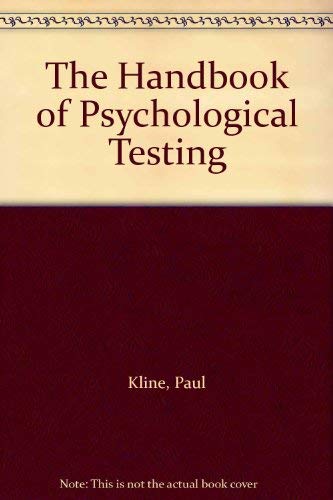 9780415054805: The Handbook of Psychological Testing