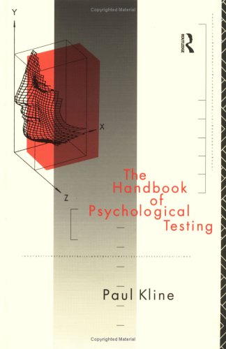 Stock image for The Handbook of Psychological Testing for sale by Better World Books