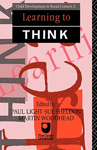 Stock image for Learning to Think for sale by Works on Paper