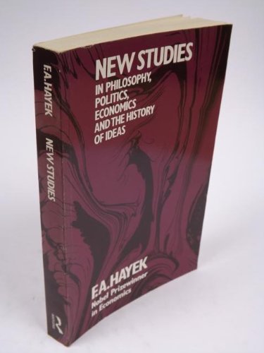 Beispielbild fr New Studies In Philosophy, Politics, Economics, And The History Of Ideas zum Verkauf von Phatpocket Limited