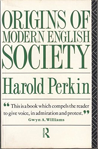 Beispielbild fr Origins of Modern English Society zum Verkauf von Better World Books