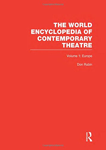 9780415059282: World Encyclopedia of Contemporary Theatre: Volume 1: Europe: 01