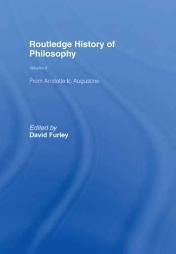 Beispielbild fr Routledge History of Philosophy Volume II: Aristotle to Augustine zum Verkauf von Chiron Media