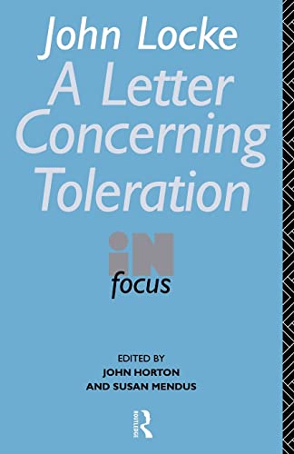 Beispielbild fr John Locke's Letter on Toleration in Focus zum Verkauf von Blackwell's