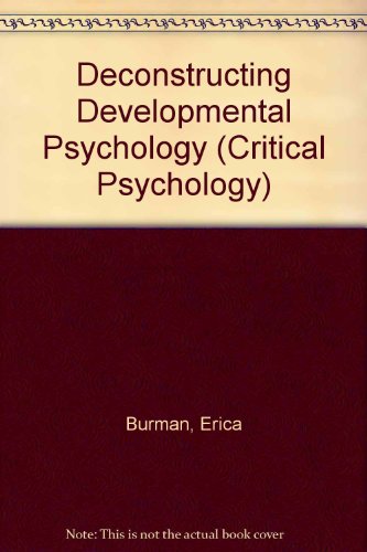 Stock image for Deconstructing Developmental Psychology for sale by SecondSale