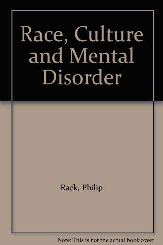 Stock image for Race, Culture and Mental Disorder for sale by WorldofBooks