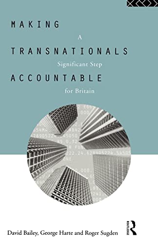 Imagen de archivo de Making Transnationals Accountable : A Significant Step for Britain a la venta por Better World Books Ltd