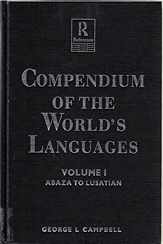 Beispielbild fr Compendium Worlds Languages Volume 1 zum Verkauf von HALCYON BOOKS