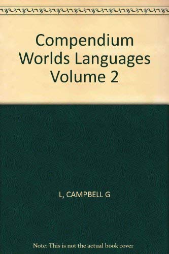 9780415069793: Compendium Worlds Languages V2