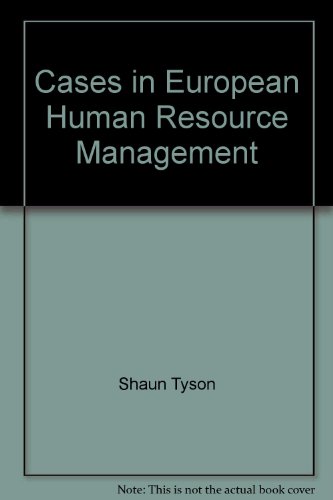 Stock image for Cases in European Human Resource Management - Teacher?s Guide for sale by G. & J. CHESTERS
