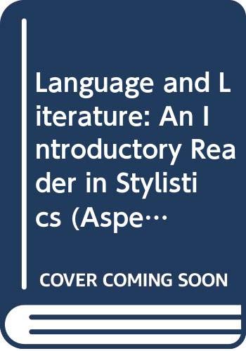 9780415078894: Language and Literature: An Introductory Reader in Stylistics (Aspects of English S.)