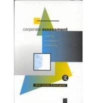 Beispielbild fr Corporate Assessment : Auditing a Company's Personality zum Verkauf von Better World Books