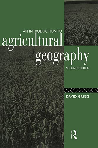 Beispielbild fr An Introduction to Agricultural Geography zum Verkauf von Wonder Book