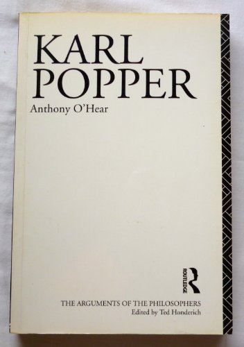 Karl Popper (9780415084802) by O'hear, Anthony