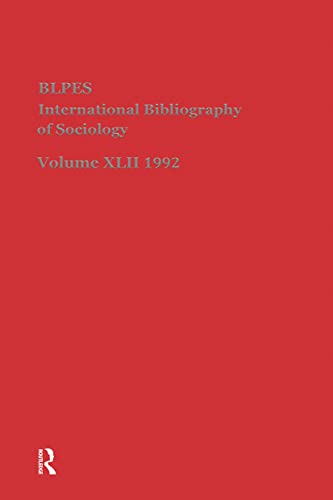 9780415092142: IBSS: Sociology: 1992 Vol 42: International Bibliography of Sociology/Bibliographie Internationale Des Sciences Sociales: 042