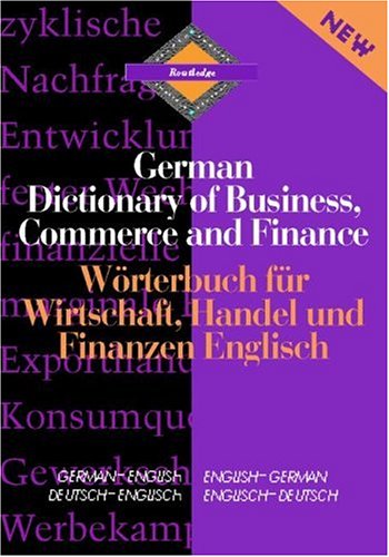 Beispielbild fr German-English/English-German (Routledge Bilingual Specialist Dictionaries) zum Verkauf von Greener Books