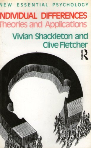 Imagen de archivo de Individual Differences: Theories and Applications (New Essential Psychology) a la venta por AwesomeBooks