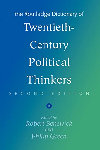 Imagen de archivo de The Routledge Dictionary of Twentieth-Century Political Thinkers a la venta por Blackwell's