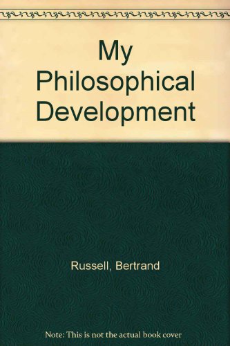 Stock image for My Philosophical Development for sale by AwesomeBooks