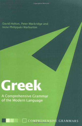 Stock image for Greek: A Comprehensive Grammar of the Modern Language (Routledge Comprehensive Grammars) for sale by HPB-Red