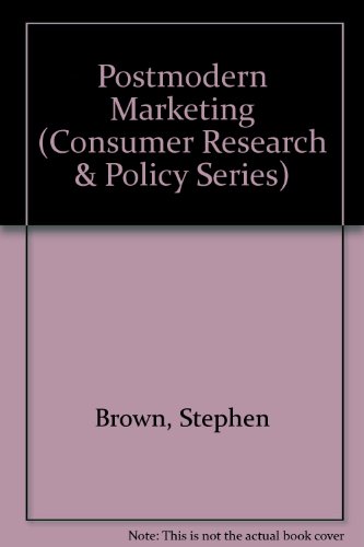 9780415101554: Postmodern Marketing (Consumer Research and Policy Series)