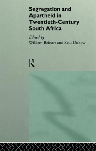 Imagen de archivo de Segregation and Apartheid in Twentieth Century South Africa a la venta por Blackwell's