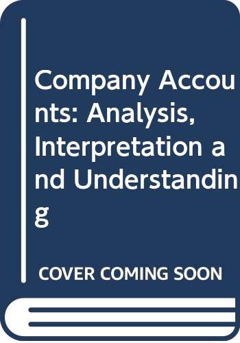 9780415106023: Company Accounts: Analysis, Interpretation, Understanding
