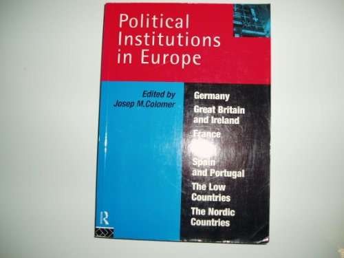 Imagen de archivo de Political Institutions in Europe a la venta por AwesomeBooks