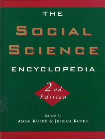 Imagen de archivo de The Social Science Encyclopedia a la venta por Better World Books: West