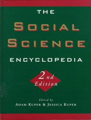 Stock image for The Social Science Encyclopedia for sale by Better World Books: West