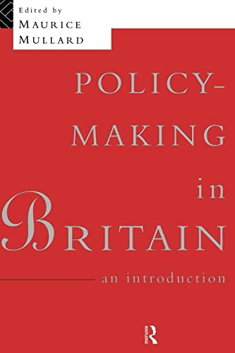 Stock image for Policy-Making in Britain: An Introduction for sale by Zubal-Books, Since 1961
