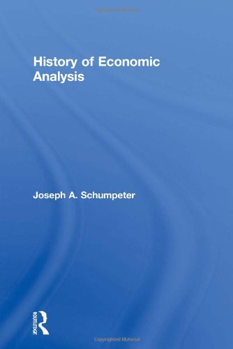 Imagen de archivo de History of Economic Analysis a la venta por Better World Books