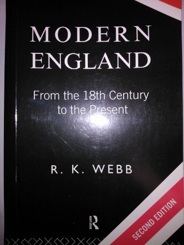 Stock image for Modern England from the Eighteenth Century to the Present for sale by AwesomeBooks