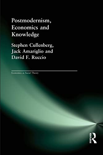 Imagen de archivo de Post-Modernism, Economics and Knowledge a la venta por Blackwell's