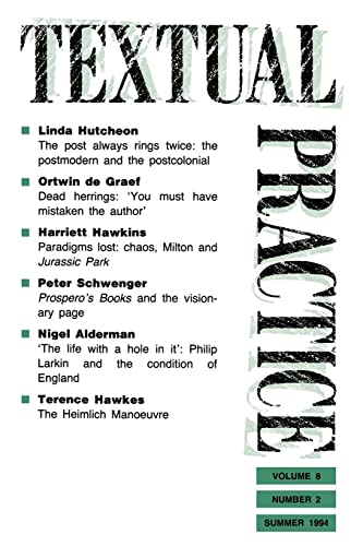 Imagen de archivo de Textual Practice: Volume 8, Issue 2 a la venta por Lucky's Textbooks