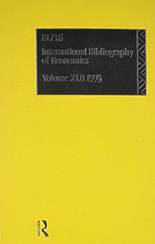 Beispielbild fr IBSS: Economics: 1993 Vol 42 (INTERNATIONAL BIBLIOGRAPHY OF ECONOMICS/BIBLIOGRAPHIE INTERNATIONALE DE SCIENCE ECONOMIQUE) zum Verkauf von JuddSt.Pancras