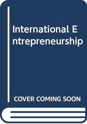 Beispielbild fr International Entrepreneurship zum Verkauf von Cambridge Rare Books