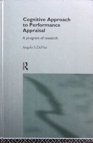 9780415112512: A Cognitive Approach to Performance Appraisal (People and Organizations)