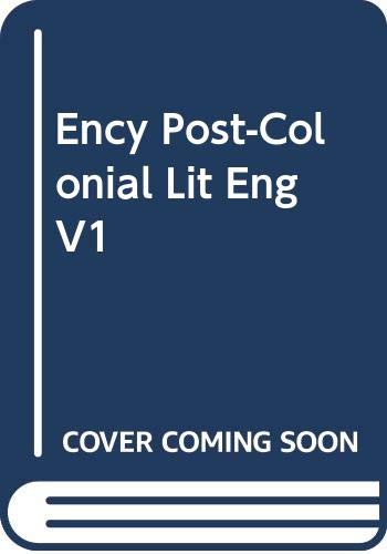 9780415113441: Ency Post-Colonial Lit Eng V1