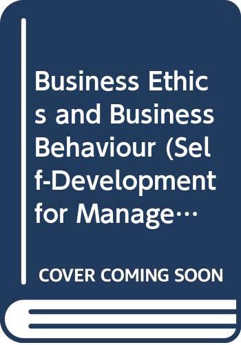 Beispielbild fr Business Ethics and Business Behaviour zum Verkauf von Ammareal