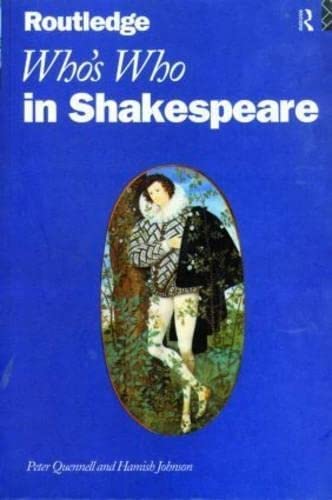 9780415118835: Who's Who in Shakespeare