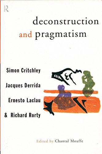 Imagen de archivo de Deconstruction and Pragmatism a la venta por BooksRun