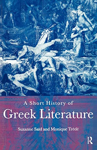 Beispielbild fr A Short History of Greek Literature zum Verkauf von A Cappella Books, Inc.